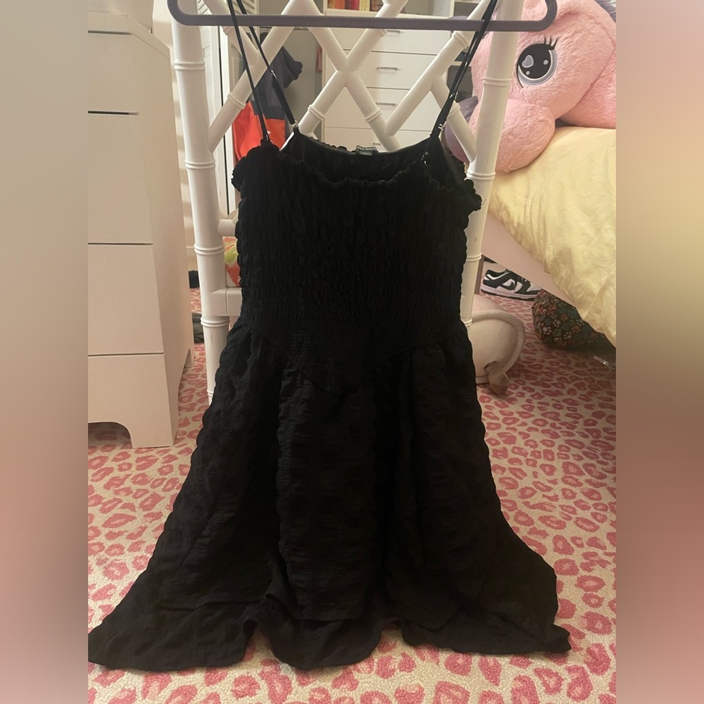 Black flowy dress